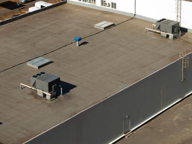 flat roof installation